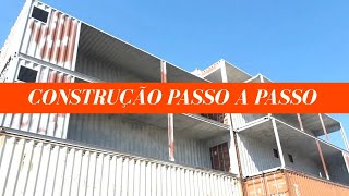 CASA CONTAINER  CONSTRUÇÃO PASSO A PASSO [upl. by Suoicerpal]