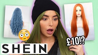 TESTING CHEAP SHEIN WIGS  TRY ON HAUL Why do I kind of love them😂 [upl. by Ymaj]