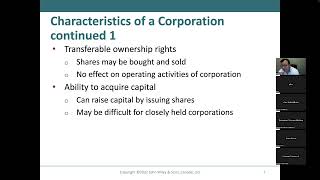 Identify and discuss characteristics of the corporate form of organization [upl. by Rexer546]