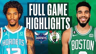 HORNETS at CELTICS  NBA FULL GAME HIGHLIGHTS  November 28 2022 [upl. by Wight]