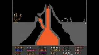 Powder game  realistic volcano [upl. by Brunell818]