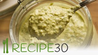 How to make perfect and easy tartar sauce recipe  By Recipe30 [upl. by Alegnave]