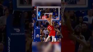 Shaedon Sharpe POSTERIZES Draymond green🥶😱💀 music hiphop blazers nba basketball shortsfeed [upl. by Nibas]