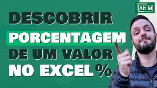 Como usar o Excel para descobrir a PORCENTAGEM entre dois números no Excel Aula 139 [upl. by Aneet362]