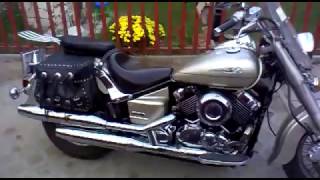 Yamaha dragstar 650 sound kipufogó hangolása Exhaust Tuning [upl. by Gal]