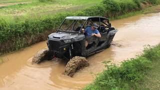 2017 RZR Turbo With 6 Portals amp 40 Inch Tires [upl. by Alikee360]