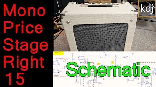 Monoprice Stage Right 15 Watt Tube Amp  Schematic Review amp Mods [upl. by Parthinia]