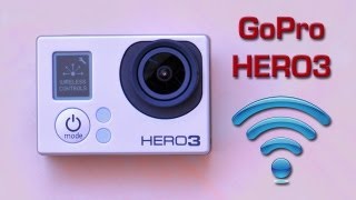 Como configurar e usar o WiFi na GoPro HERO3 [upl. by Pliner522]