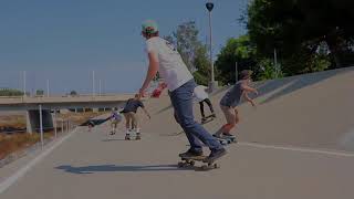 Jamming Surfskate session at UC Irvine with Waterborne Skateboards Team and Braille Team [upl. by Aivlys852]