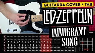 Immigrant Song Guitarra Cover Tablatura  Marcos García [upl. by Best]