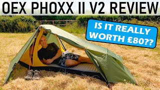 OEX Phoxx II V2 TENT REVIEW  £80 BUDGET wild camping tent [upl. by Eniamret]