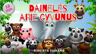 DAINELĖS APIE GYVŪNUS 2021 • Mix • Rinkinys Vaikams • Grojaraštis [upl. by Harbot]