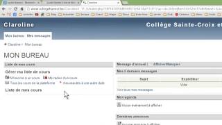 Comment se créer un compte sur Claroline et comment sinscrire à son premier cours [upl. by Loredana]