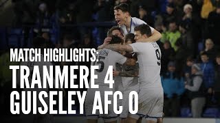 Match Highlights  Tranmere Rovers 4  0 Guiseley AFC [upl. by Eselehs]