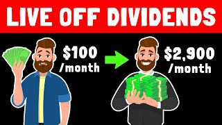 The Fastest Way You Can Live Off Dividends 2900  month [upl. by Tera]