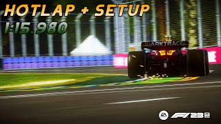 F1 23 Australia Hotlap  Setup 115980 [upl. by Radford]