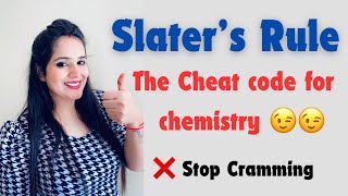 Slaters Rules The Guide to Easy chemistry important [upl. by Areht]