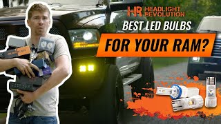 We tested to find the best LED Bulbs to use in the 2013  2018 Dodge Ram with Projector Headlights [upl. by Gratt]