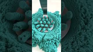 Very Satisfying and Relaxing Kinetic Sand ASMR 128 Crunchy Sand shorts kineticsandasmr [upl. by Elga]