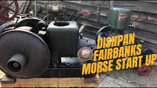 1924 dishpan Fairbanks Morse start up [upl. by Lewej251]