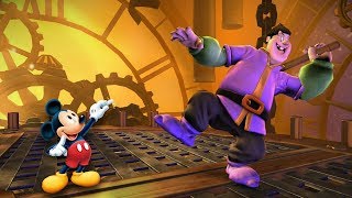 Lets play Castle of Illusion Mickey Mouse vs The Oafish Clock Maker boss gameplay [upl. by Ahsaekal529]