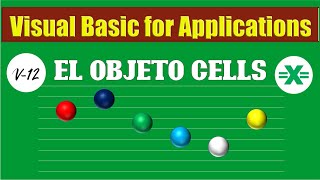 VBA Excel Objeto cells  celdas [upl. by Leupold252]