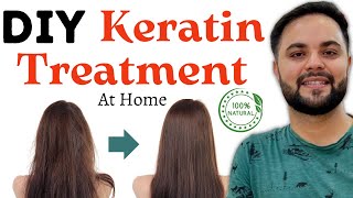 DIY Keratin Treatment at Home with Natural Ingredients [upl. by Acenom62]