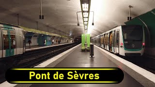 Metro Station Pont de Sèvres  Paris 🇫🇷  Walkthrough 🚶 [upl. by Aronow]