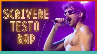 COME SCRIVERE IL TESTO DI UNA CANZONE RAP [upl. by Esertal]