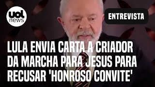 Lula recusa honroso convite para a Marcha para Jesus Bergamo Não mistura religião e política [upl. by Vacla]