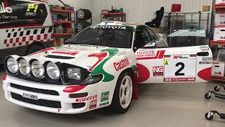 Toyota Celica GT Four ST185 Works Group A Start Up Prep amp Stage Action Nicky GristKankkunen [upl. by Amla]