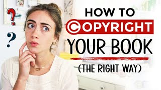 How to Copyright Your Book stepbystep tutorial  Answering YOUR Copyright Questions [upl. by Beshore]