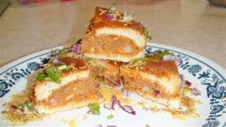 Kutchi Dabeli Chaat Video Recipe by Bhavna  Mashed potato Sandwich Recipe [upl. by Onit628]