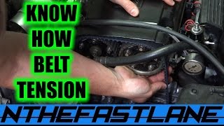 ▶️Belt Tension How To Know The Correct Tension📌 [upl. by Ruthven335]