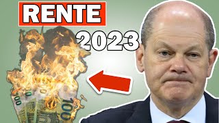 Warum die Rentenerhöhung 2023 für viele ein Albtraum wird💥Unfassbar🤯 [upl. by Allina]