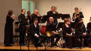 Moravian Music Fdtn amp Moramus Chorale Anniversary Concert  05Sonata 1 for SATB trombone choir [upl. by Butterfield866]