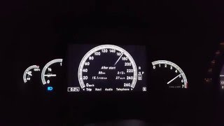 W221 S500 AMG 100  200 kmh Acceleration [upl. by Anas425]