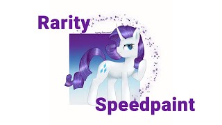 Rarity Art MLP Speedpaint [upl. by Thetos]