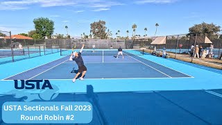 USTA 40 Doubles Sectionals Fall 2023 Round Robin 2 12724 [upl. by Rowell]