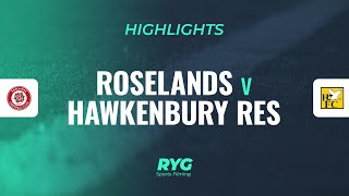 HIGHLIGHTS Roselands v Hawkenbury Reserves [upl. by Eeresid]