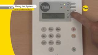 Yale Premium Alarm HSA6400 Using the burglar alarm system Wirefree System [upl. by Blithe]