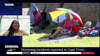 Festive Season I Drowning incidents reported in Cape Town beaches [upl. by Anthe854]