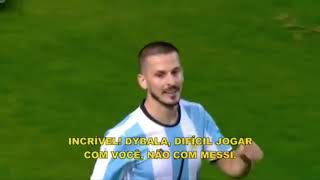 LOCUTOR ARGENTINO FURIOSO DETONA DYBALA quotÉ DIFÍCIL JOGAR COM O MESSIquot [upl. by Nnyleuqaj867]