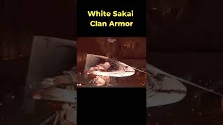 White Sakai Clan Armor Fight shorts shortvideo ghostoftsushima [upl. by Elvin]