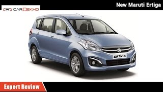 Maruti Ertiga SHVS  Exclusive Expert Review  CarDekhocom [upl. by Reine]