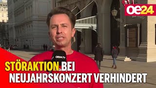 Störaktion bei Neujahrskonzert verhindert [upl. by Ad]