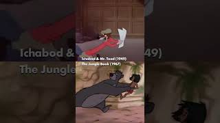 The Adventures of Ichabod and Mr Toad 1949 amp The Jungle Book 1967  Disney Reused Scenes [upl. by Sherrod]