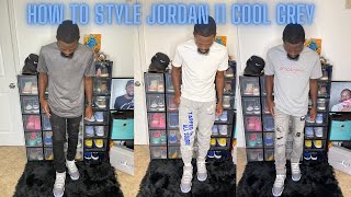 How To Style Air Jordan 11 Cool Grey 2021  Outfit Ideas [upl. by Elmer538]