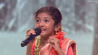 Vizhiyile mani vizhiyil Song by MeghnaSumesh 😍 SuperSingerJunior [upl. by Osnerol]