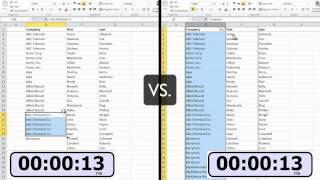 Excel Tutorial How to fill in empty cells using data from above so you dont have any gaps left [upl. by Aurelea]